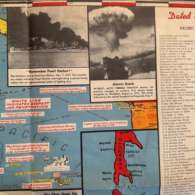 Collection of WWII Maps Printed in 1942