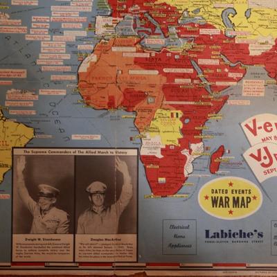 Collection of WWII Maps Printed in 1942