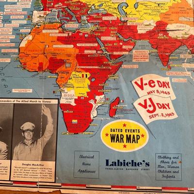 Collection of WWII Maps Printed in 1942