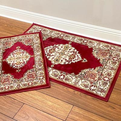 HOME DYNAMIX ~ Pair (2) Entryway Rugs