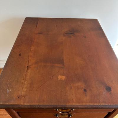 Two Drawer Side Table