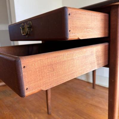 Two Drawer Side Table
