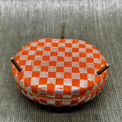 LOT 15 - Small Seiko Orange and Silver Footed Box
