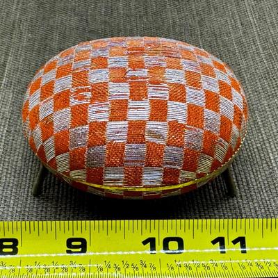 LOT 15 - Small Seiko Orange and Silver Footed Box