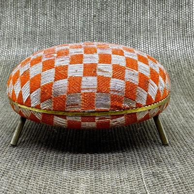 LOT 15 - Small Seiko Orange and Silver Footed Box