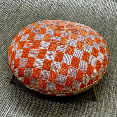 LOT 15 - Small Seiko Orange and Silver Footed Box