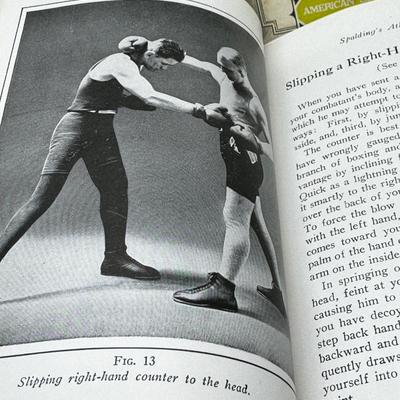 LOT 17 - Antique Spaulding's Sports Library - Boxing - Pole Vaulting - High Jump - Sprinting