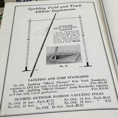 LOT 17 - Antique Spaulding's Sports Library - Boxing - Pole Vaulting - High Jump - Sprinting