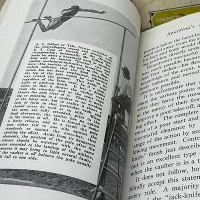 LOT 17 - Antique Spaulding's Sports Library - Boxing - Pole Vaulting - High Jump - Sprinting