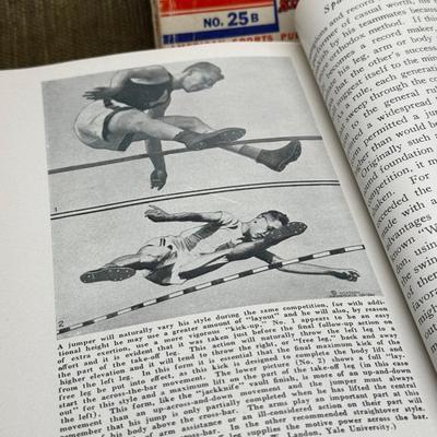 LOT 17 - Antique Spaulding's Sports Library - Boxing - Pole Vaulting - High Jump - Sprinting