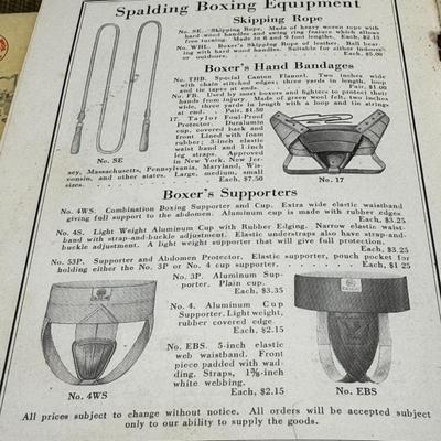 LOT 17 - Antique Spaulding's Sports Library - Boxing - Pole Vaulting - High Jump - Sprinting