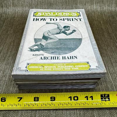LOT 17 - Antique Spaulding's Sports Library - Boxing - Pole Vaulting - High Jump - Sprinting