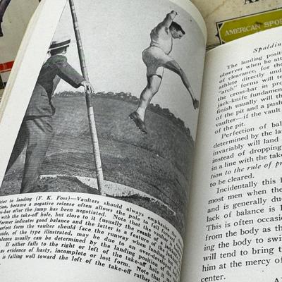 LOT 17 - Antique Spaulding's Sports Library - Boxing - Pole Vaulting - High Jump - Sprinting