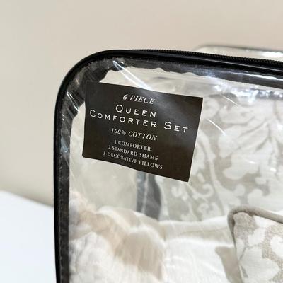 NICOLE MILLER HOME ~ Queen 6 Piece Comforter Set