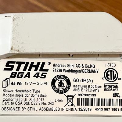 STIHL ~ BGA 45 Battery Handheld Blower