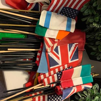 Huge Collection of World Flag Miniatures / Displays
