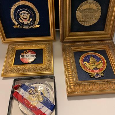 Framed Collectibles Lot