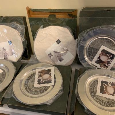 SIX Wilton Plates In Original Boxes