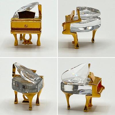 SWAROVSKI CRYSTAL ~ Piano & Poodle