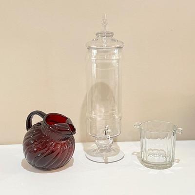 Trio (3) Glass Serving Ware