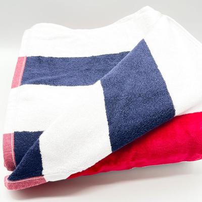 BETTER HOMES ~ Reversable Red, White & Blue Beach Towel ~ New
