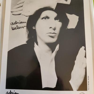 Autographed Photograph of Adrian Belew with Letter