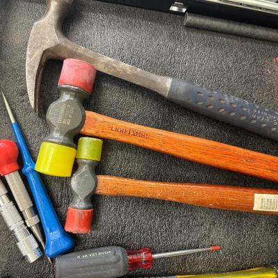 Lot 953 Tools Hammers, Punches, mIsc. tools