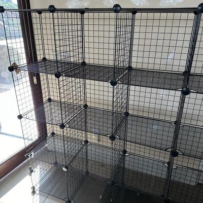 Lot 935. Wire and mesh cube storage