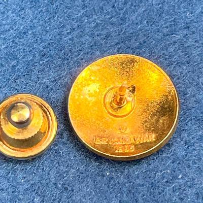 ENAMELED WORLD MAP LAPEL PIN