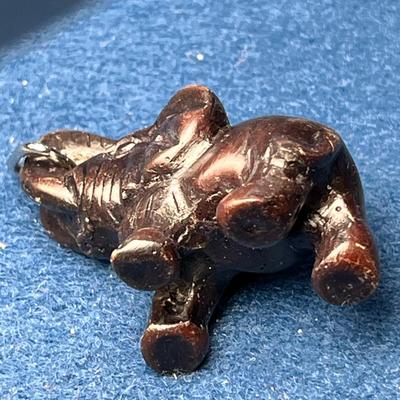 LITTLE BROWN ELEPHANT PENDANT