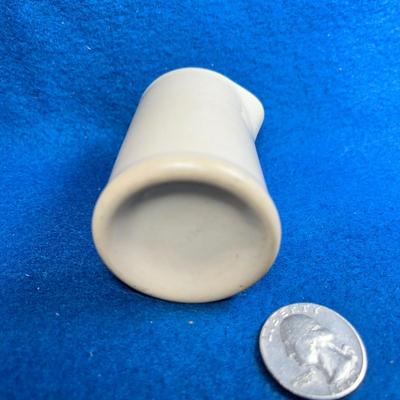 SMALL OFF WHITE CERAMIC CREAMER