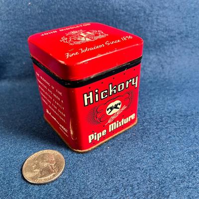 VINTAGE HICKORY PIPE MIXTURE TIN