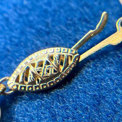 REAL PEARL BRACELET MARKED 14k PJS