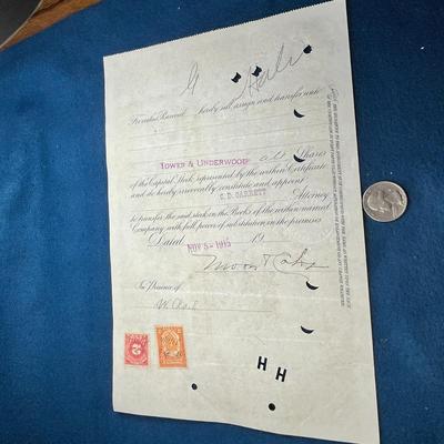 1915 UTAH COPPER COMPANY STOCK CERTIFICATE