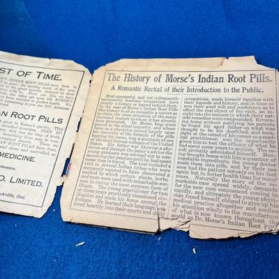 1917 DR. MORSE'S INDIAN ROOT PILLS PAMPHLET- GREAT COVER GRAPHICS
