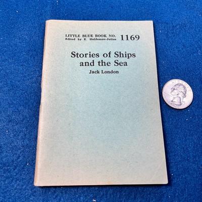 JACK LONDON "STORIES OF SHIPS AND THE SEA" LITTLE BLUE BOOK #1169