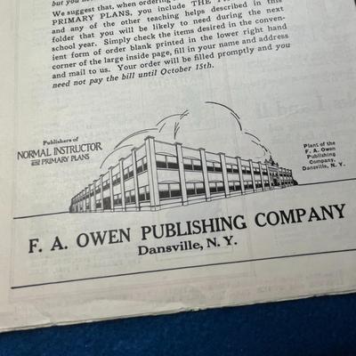 EARLY TEACHER'S SUPPLIES CATALOGUE