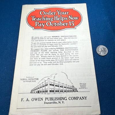 EARLY TEACHER'S SUPPLIES CATALOGUE