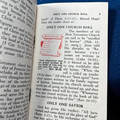VINTAGE "NO DETOUR TO HEAVEN" RELIGIOUS PAMHLET, ILLUSTRATED