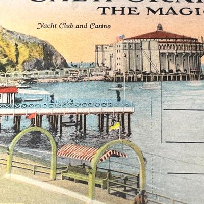 VINTAGE COLOR POSTCARD FOLIO CATALINA ISLAND, CALIFORNIA
