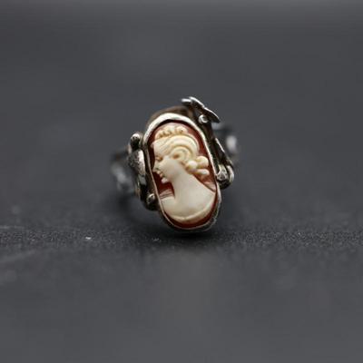 Vintage Cameo Brooch & Ring