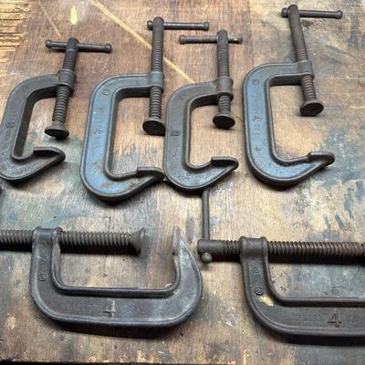C-clamps (Lot of 6)