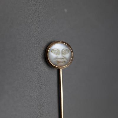 "Man In The Moon" Stickpin