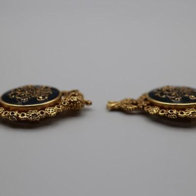 Two Noma Large Brooch Pendants (2)
