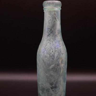 1800s Round Bottom Bottle & Assortment of Antique Bottles