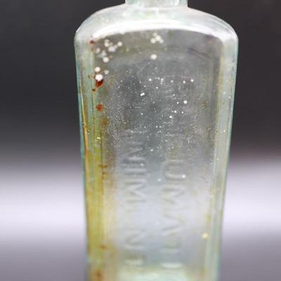 1800s Round Bottom Bottle & Assortment of Antique Bottles