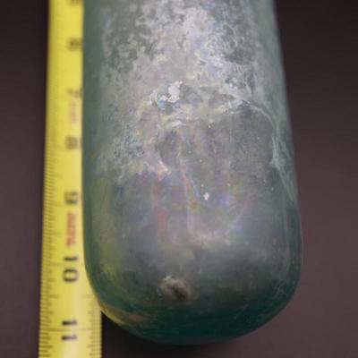 1800s Round Bottom Bottle & Assortment of Antique Bottles