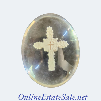 MARBLE WITH CROSS