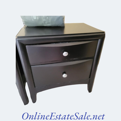 Pair Of Black End Tables