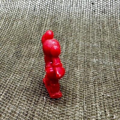 LOT 18 - Mickey Mouse 1950's Red Plastic Gumball Machine Figurine